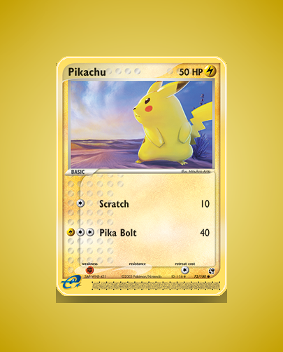 Pikachu (Sandstorm) #72