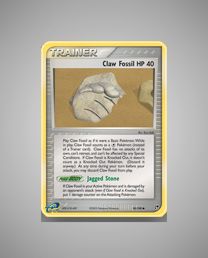 Claw Fossil (Sandstorm) #90