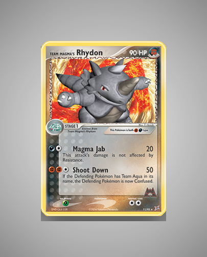Team Magma's Rhydon (Team Magma vs Team Aqua) #11