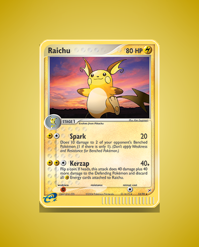 Raichu (Team Magma vs Team Aqua) #13