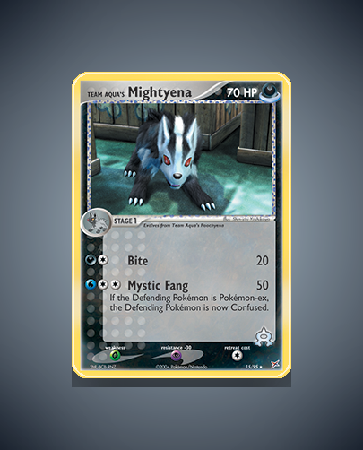 Team Aqua's Mightyena (Team Magma vs Team Aqua) #15