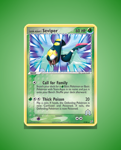Team Aqua's Seviper (Team Magma vs Team Aqua) #17