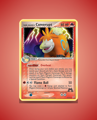 Team Magma's Camerupt (Team Magma vs Team Aqua) #19