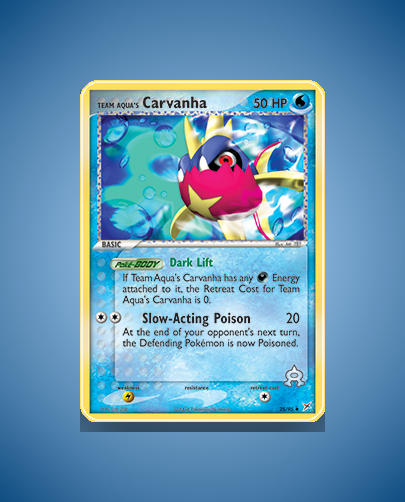 Team Aqua's Carvanha (Team Magma vs Team Aqua) #25