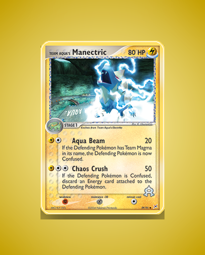 Team Aqua's Manectric (Team Magma vs Team Aqua) #29