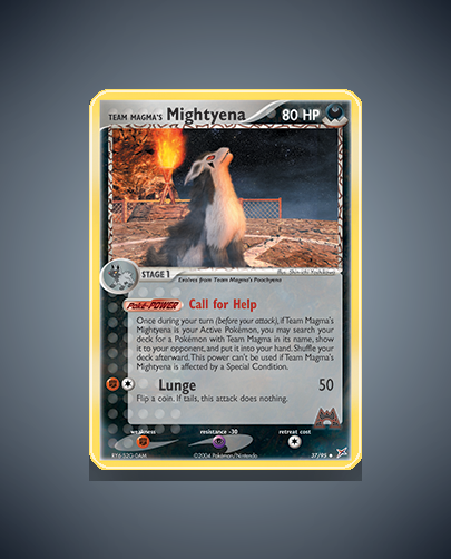 Team Magma's Mightyena (Team Magma vs Team Aqua) #37