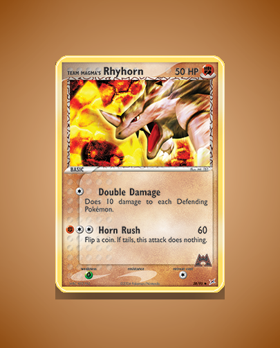 Team Magma's Rhyhorn (Team Magma vs Team Aqua) #38