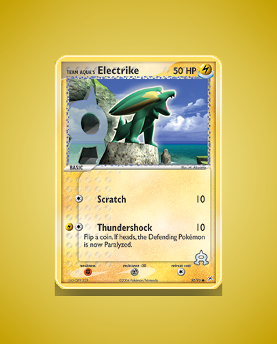 Team Aqua's Electrike (Team Magma vs Team Aqua) #52