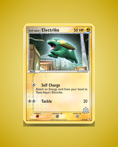 Team Aqua's Electrike (Team Magma vs Team Aqua) #53