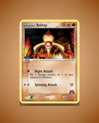 Team Magma's Baltoy (Team Magma vs Team Aqua) #61