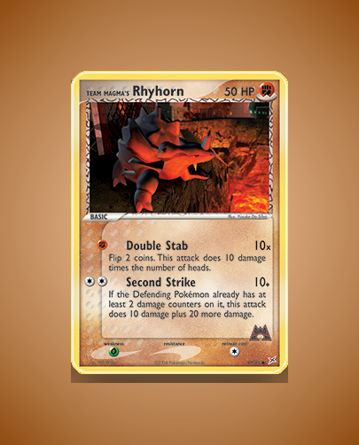 Team Magma's Rhyhorn (Team Magma vs Team Aqua) #67