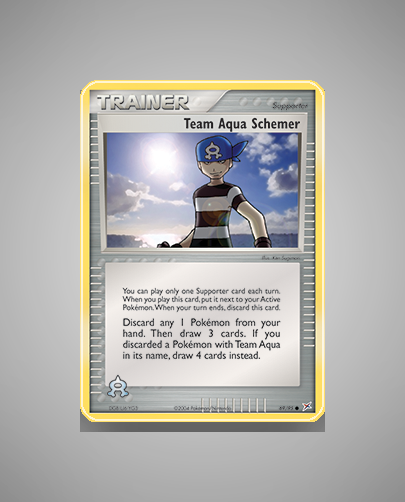 Team Aqua Schemer (Team Magma vs Team Aqua) #69