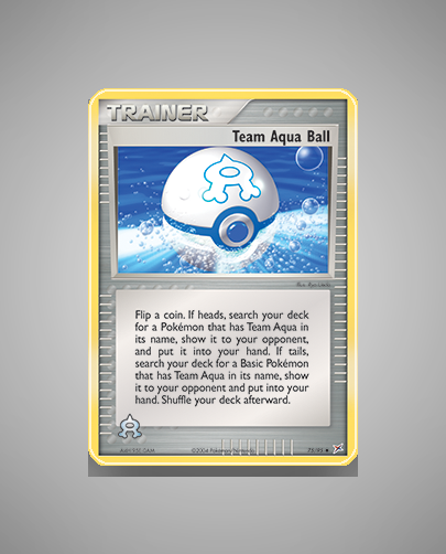 Team Aqua Ball (Team Magma vs Team Aqua) #75