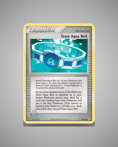 Team Aqua Belt (Team Magma vs Team Aqua) #76