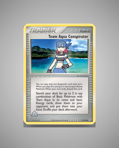 Team Aqua Conspirator (Team Magma vs Team Aqua) #77