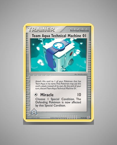 Team Aqua Technical Machine 01 (Team Magma vs Team Aqua) #79