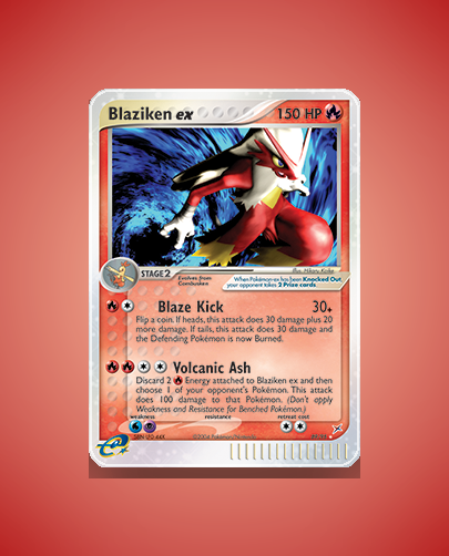 Blaziken ex (Team Magma vs Team Aqua) #89