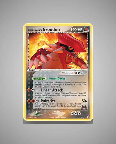 Team Magma's Groudon (Team Magma vs Team Aqua) #9