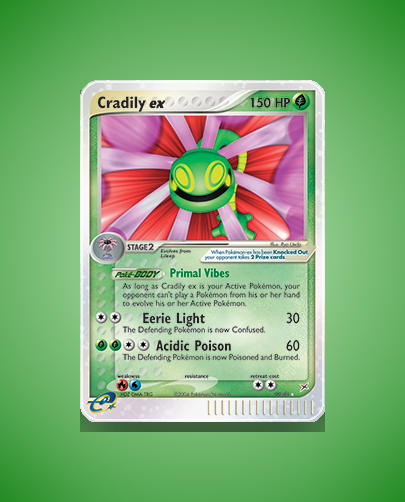 Cradily ex (Team Magma vs Team Aqua) #90