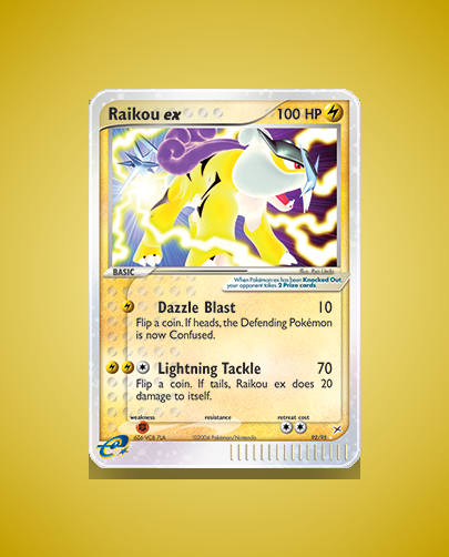 Raikou ex (Team Magma vs Team Aqua) #92