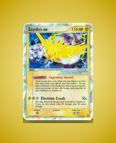 Zapdos ex (FireRed LeafGreen) #116
