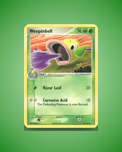 Weepinbell (FireRed LeafGreen) #51