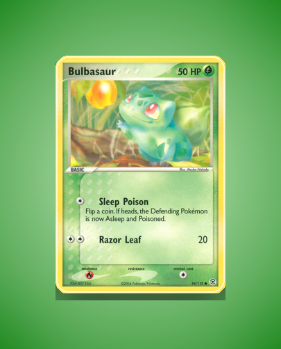Bulbasaur (FireRed LeafGreen) #54