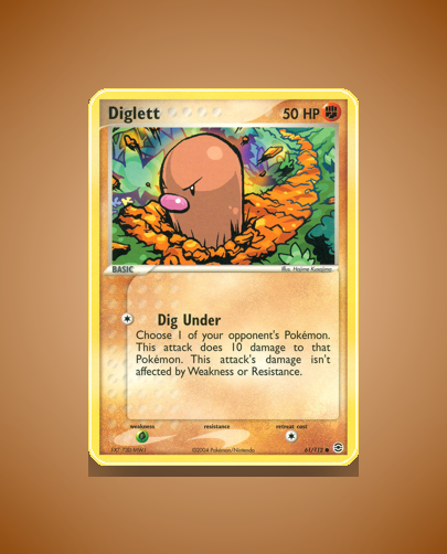 Diglett (FireRed LeafGreen) #61