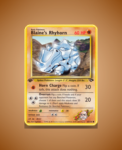 Collector’s Guide: Blaine’s Arcanine (Gym Challenge #1)