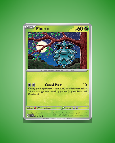 Collector’s Guide: Pineco (Scarlet Violet #1)