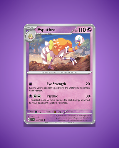 Collector’s Guide: Espathra (Scarlet Violet #103)