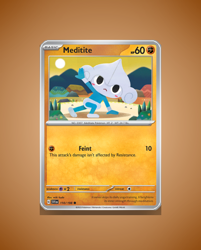 Collector’s Guide: Meditite (Scarlet Violet #110)