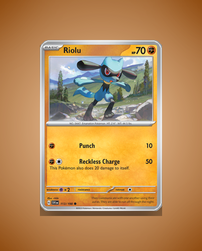 Collector’s Guide: Riolu (Scarlet Violet #113)