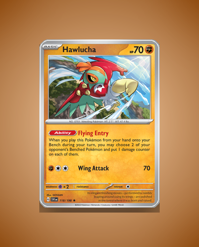 Collector’s Guide: Hawlucha (Scarlet Violet #118)