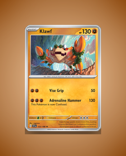 Collector’s Guide: Klawf (Scarlet Violet #122)
