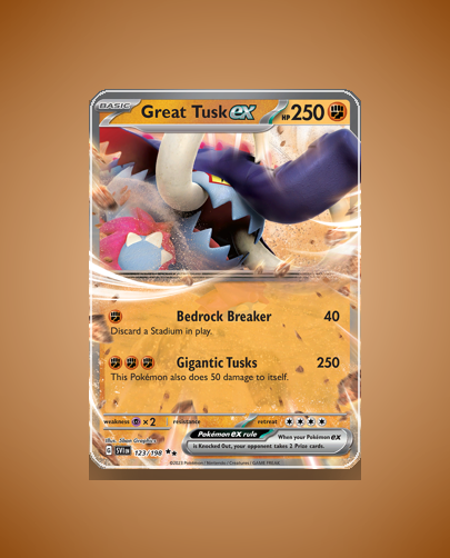Collector’s Guide: Great Tusk ex (Scarlet Violet #123)