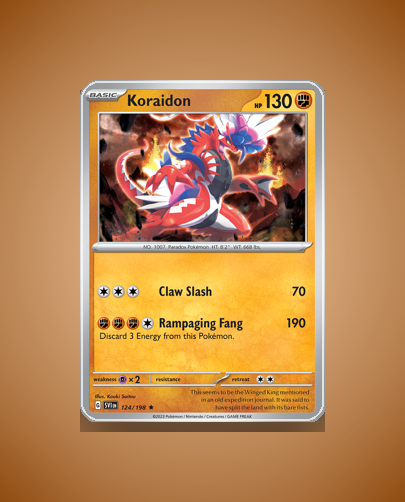 Collector’s Guide: Koraidon (Scarlet Violet #124)