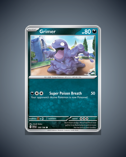 Collector’s Guide: Grimer (Scarlet Violet #126)
