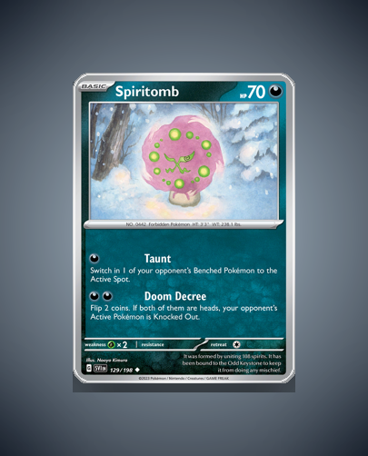 Collector’s Guide: Spiritomb (Scarlet Violet #129)