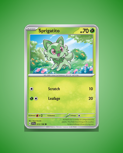 Collector’s Guide: Sprigatito (Scarlet Violet #13)