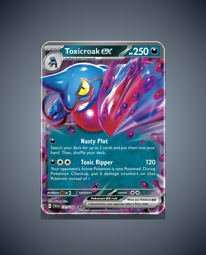 Collector’s Guide: Toxicroak ex (Scarlet Violet #131)