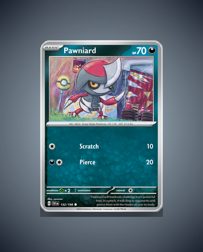 Collector’s Guide: Pawniard (Scarlet Violet #132)