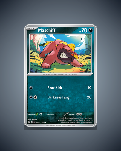 Collector’s Guide: Maschiff (Scarlet Violet #135)