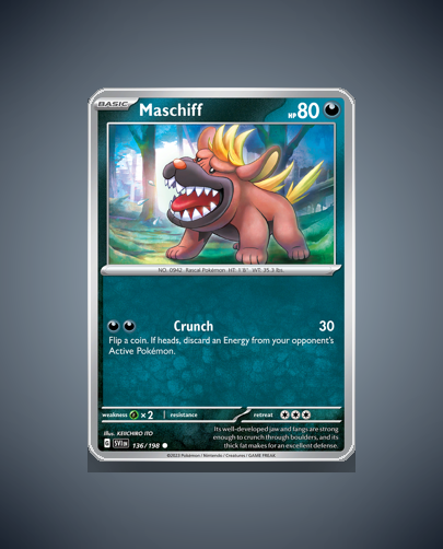 Collector’s Guide: Maschiff (Scarlet Violet #136)