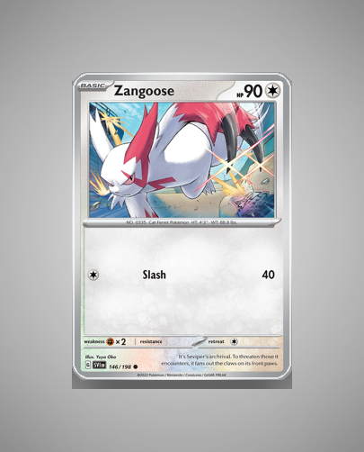 Collector’s Guide: Zangoose (Scarlet Violet #146)