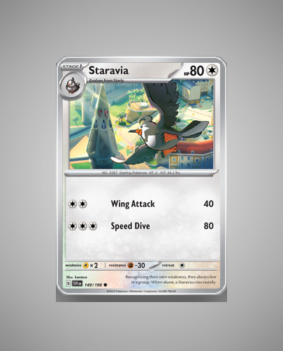 Collector’s Guide: Staravia (Scarlet Violet #149)
