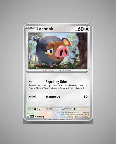 Collector’s Guide: Lechonk (Scarlet Violet #154)