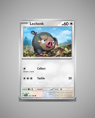 Collector’s Guide: Lechonk (Scarlet Violet #155)