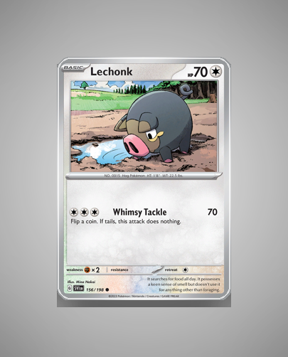 Collector’s Guide: Lechonk (Scarlet Violet #156)