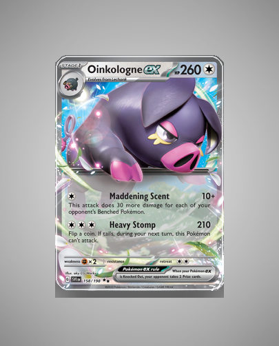Collector’s Guide: Oinkologne ex (Scarlet Violet #158)
